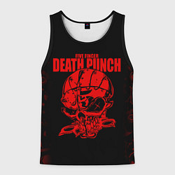 Майка-безрукавка мужская Five Finger Death Punc, цвет: 3D-черный