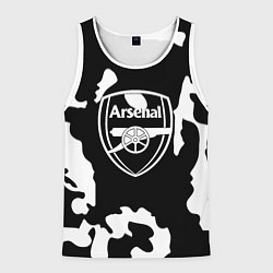 Майка-безрукавка мужская Арсенал камуфляжные краски, цвет: 3D-белый