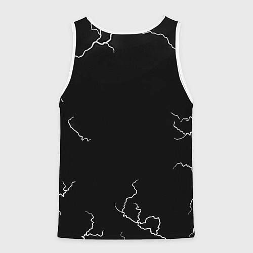 Мужская майка без рукавов Тоттенхэм Хотспур молнии / 3D-Белый – фото 2