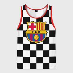 Мужская майка без рукавов Barcelona клетка