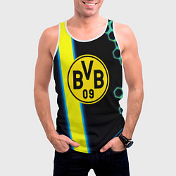 Майка-безрукавка мужская Borussia соты броня, цвет: 3D-белый — фото 2