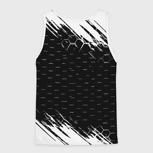 Мужская майка без рукавов Chelsea штрихи красок текстура / 3D-Белый – фото 2