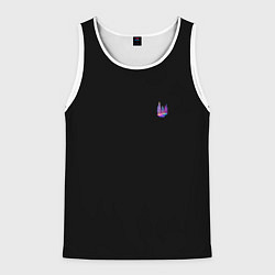 Мужская майка без рукавов Neon forest