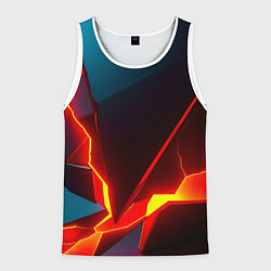 Майка-безрукавка мужская Rift, цвет: 3D-белый