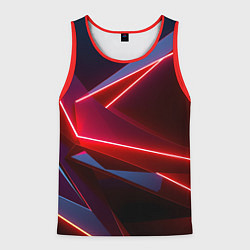 Мужская майка без рукавов Neon laser red