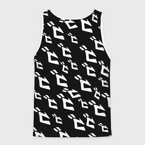 Мужская майка без рукавов Манчестер Юнайтед x Jojo anime / 3D-Белый – фото 2