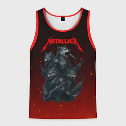 Мужская майка без рукавов Metallica в виде волков