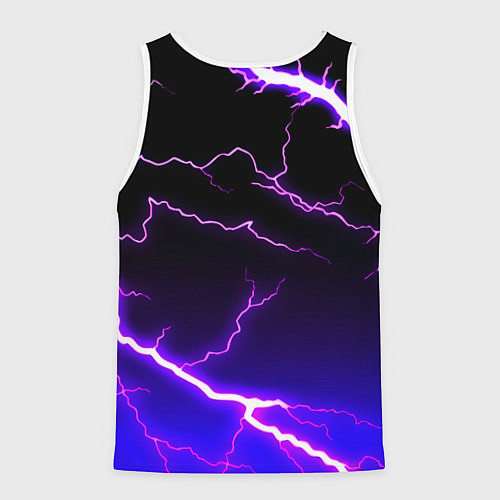 Мужская майка без рукавов Bayern Mnchen молнии шторм / 3D-Белый – фото 2