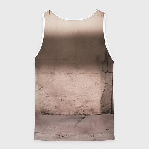 Мужская майка без рукавов Мишок / 3D-Белый – фото 2