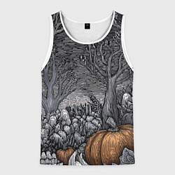 Мужская майка без рукавов Осенние шалости духов
