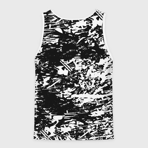 Мужская майка без рукавов Боруссиа белые краски / 3D-Белый – фото 2