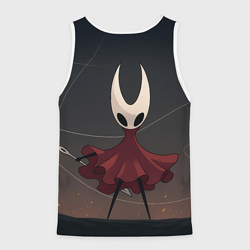 Мужская майка без рукавов Hollow Knight - Silksong / 3D-Белый – фото 2