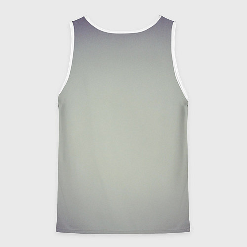 Мужская майка без рукавов Атакующий ястреб / 3D-Белый – фото 2