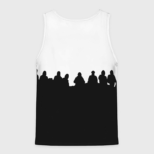 Мужская майка без рукавов Ювентус команды / 3D-Белый – фото 2