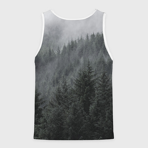 Мужская майка без рукавов Древние боги суровых лесов / 3D-Белый – фото 2