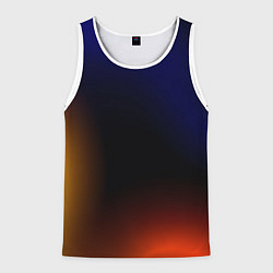 Мужская майка без рукавов Color black red blue