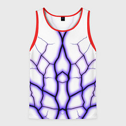 Мужская майка без рукавов Color white purple