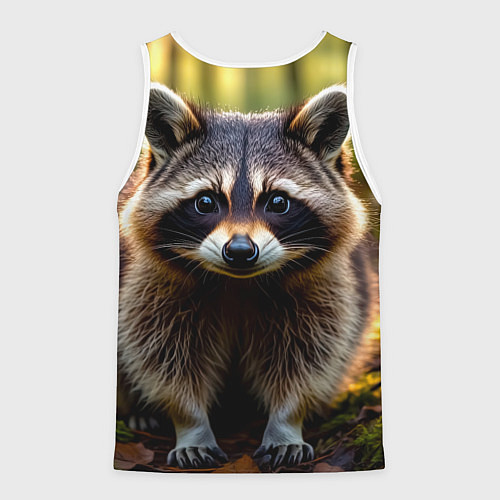 Мужская майка без рукавов Полоскун / 3D-Белый – фото 2