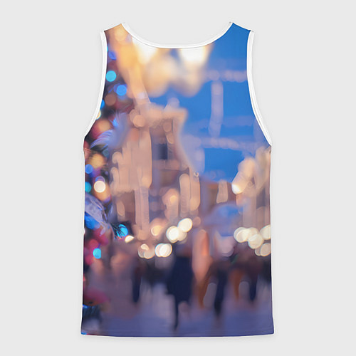 Мужская майка без рукавов Милая лошадка символ 2026 / 3D-Белый – фото 2