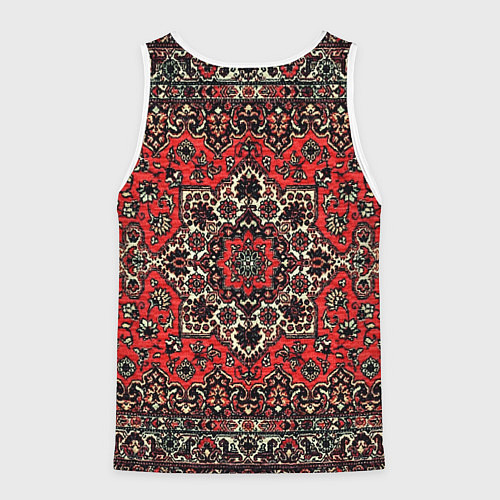 Мужская майка без рукавов Пыльный ковёр / 3D-Белый – фото 2