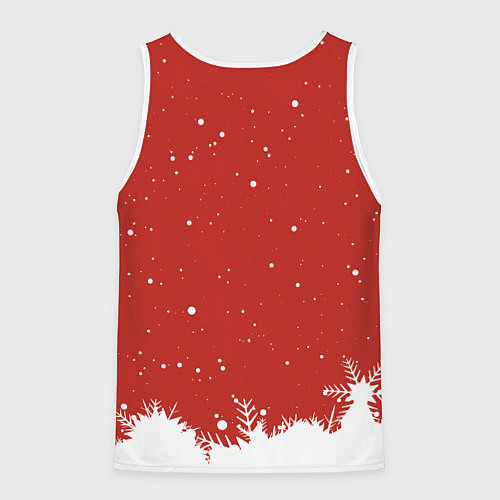 Мужская майка без рукавов Отмечаю как нонь - Новый год 2026 / 3D-Белый – фото 2