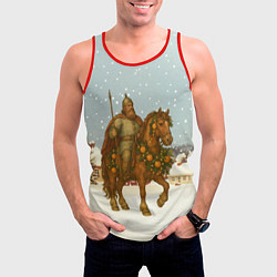 Майка-безрукавка мужская Богатырь на коне 2026, цвет: 3D-красный — фото 2