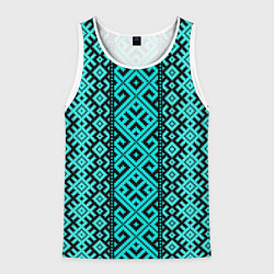 Мужская майка без рукавов Орнамент славянский