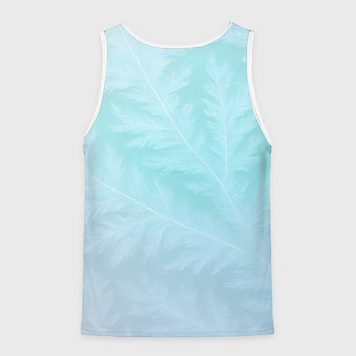 Мужская майка без рукавов Это не жир - это новогодний запас / 3D-Белый – фото 2