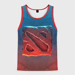 Майка-безрукавка мужская Dota 2: Symbol, цвет: 3D-красный