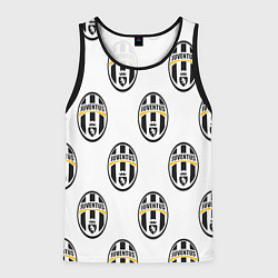 Майка-безрукавка мужская Juventus Pattern, цвет: 3D-черный