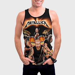 Майка-безрукавка мужская Metallica Band, цвет: 3D-черный — фото 2