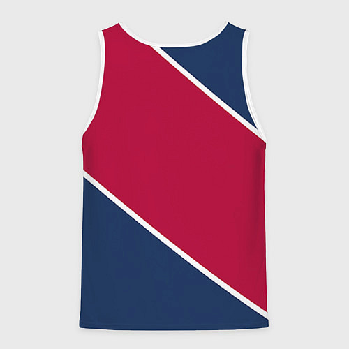 Мужская майка без рукавов Washington capitals / 3D-Белый – фото 2
