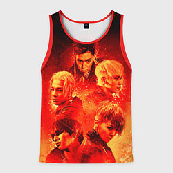 Мужская майка без рукавов Big Bang: Flame Boys