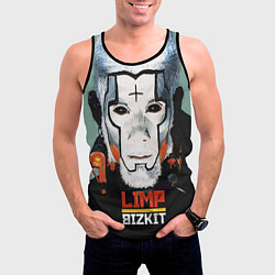 Майка-безрукавка мужская Limp Bizkit: Faith Face, цвет: 3D-черный — фото 2