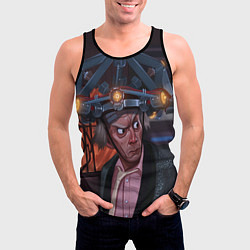 Майка-безрукавка мужская Emmett Lathrop Brown, цвет: 3D-черный — фото 2