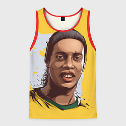 Майка-безрукавка мужская Ronaldinho Art, цвет: 3D-красный