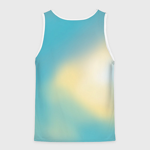 Мужская майка без рукавов Кунг фу панда / 3D-Белый – фото 2