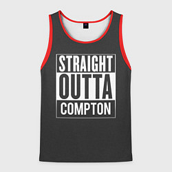 Майка-безрукавка мужская Straight Outta Compton, цвет: 3D-красный