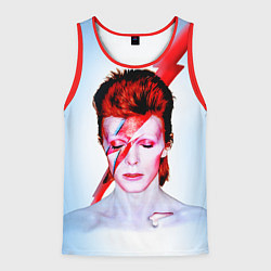 Майка-безрукавка мужская Aladdin sane, цвет: 3D-красный