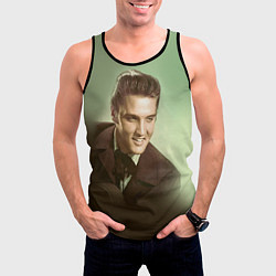 Майка-безрукавка мужская Elvis Young, цвет: 3D-черный — фото 2
