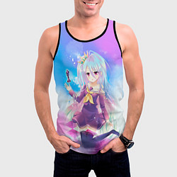 Майка-безрукавка мужская No Game No Life, цвет: 3D-черный — фото 2
