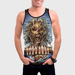 Майка-безрукавка мужская Iron Maiden: Maidenfc, цвет: 3D-черный — фото 2