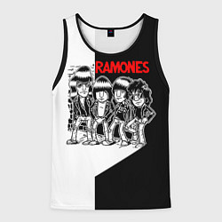 Майка-безрукавка мужская Ramones Boys, цвет: 3D-черный
