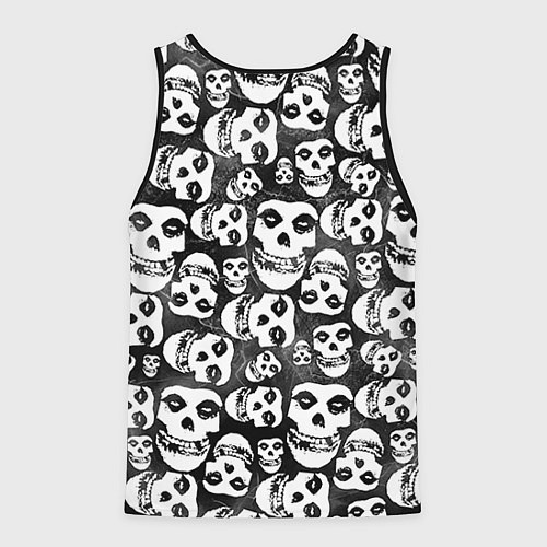 Мужская майка без рукавов Misfits Pattern / 3D-Черный – фото 2