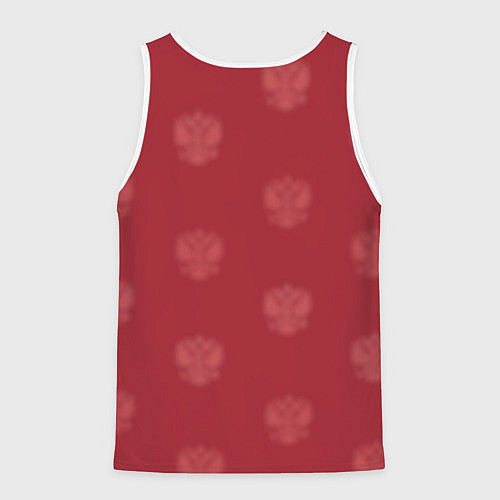 Мужская майка без рукавов Сборная России по футболу / 3D-Белый – фото 2