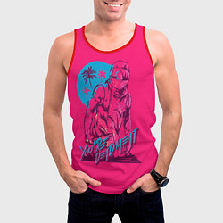 Майка-безрукавка мужская You're dead meat, цвет: 3D-красный — фото 2