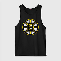 Майка мужская хлопок Boston Bruins, цвет: черный