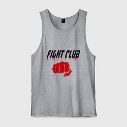 Майка мужская хлопок Fight Club, цвет: меланж