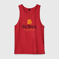 Майка мужская хлопок AS Roma 1927, цвет: красный