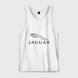 Майка мужская хлопок Jaguar, цвет: белый